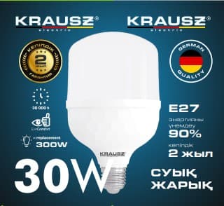 30W лампа светодиодная T100L-30 KRAUSZ, холодный свет
