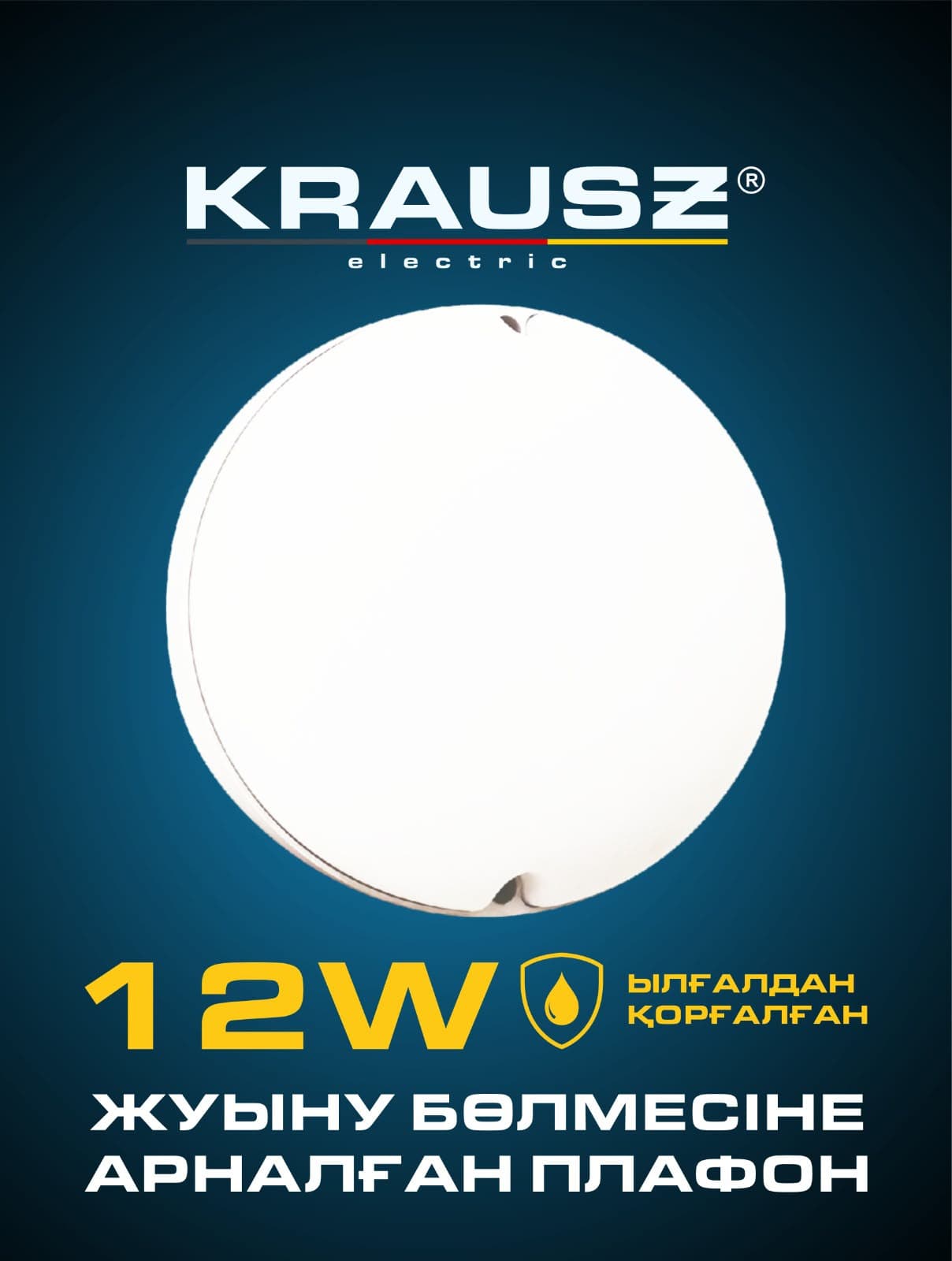 Ванный плафон Круг 12W 6500К